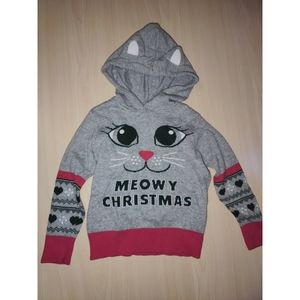 Toddler Meowy Christmas sweater 2t